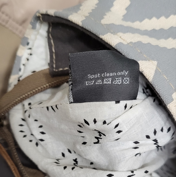 Myra Bag NWOT Artist's Impression Hairon Flapover Canvas & Leather Backpack - Picture 7 of 10